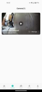 Kasa app camera tab
