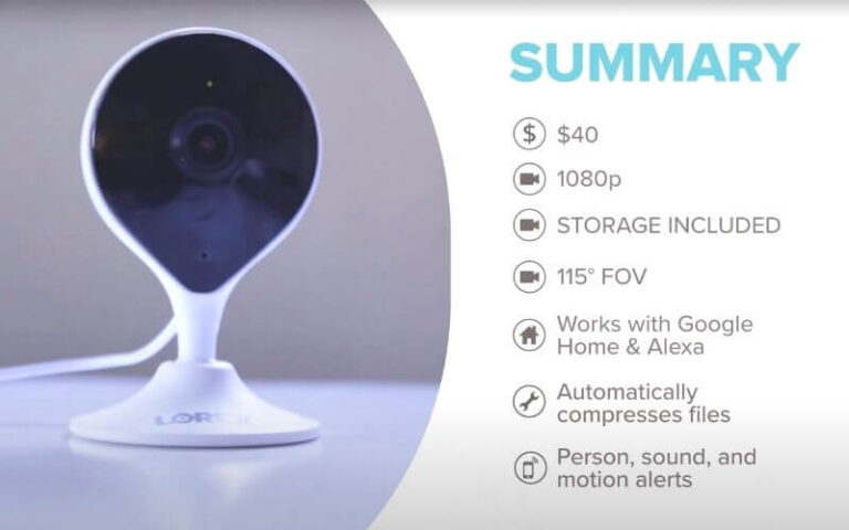 Lorex Smart Indoor Camera specifications