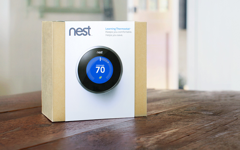 Nest Learning Thermostat first generation's box