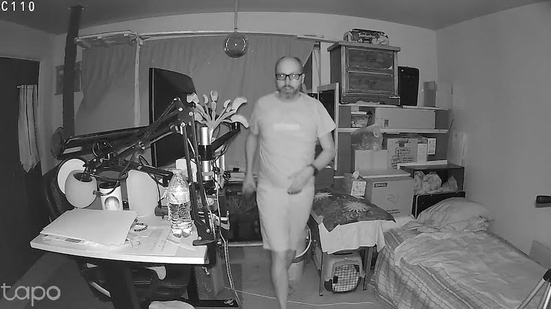 Tapo C110 nighttime video testing