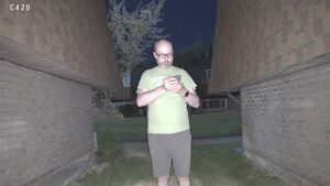 Tapo C420S2 nighttime video quality using spotlight